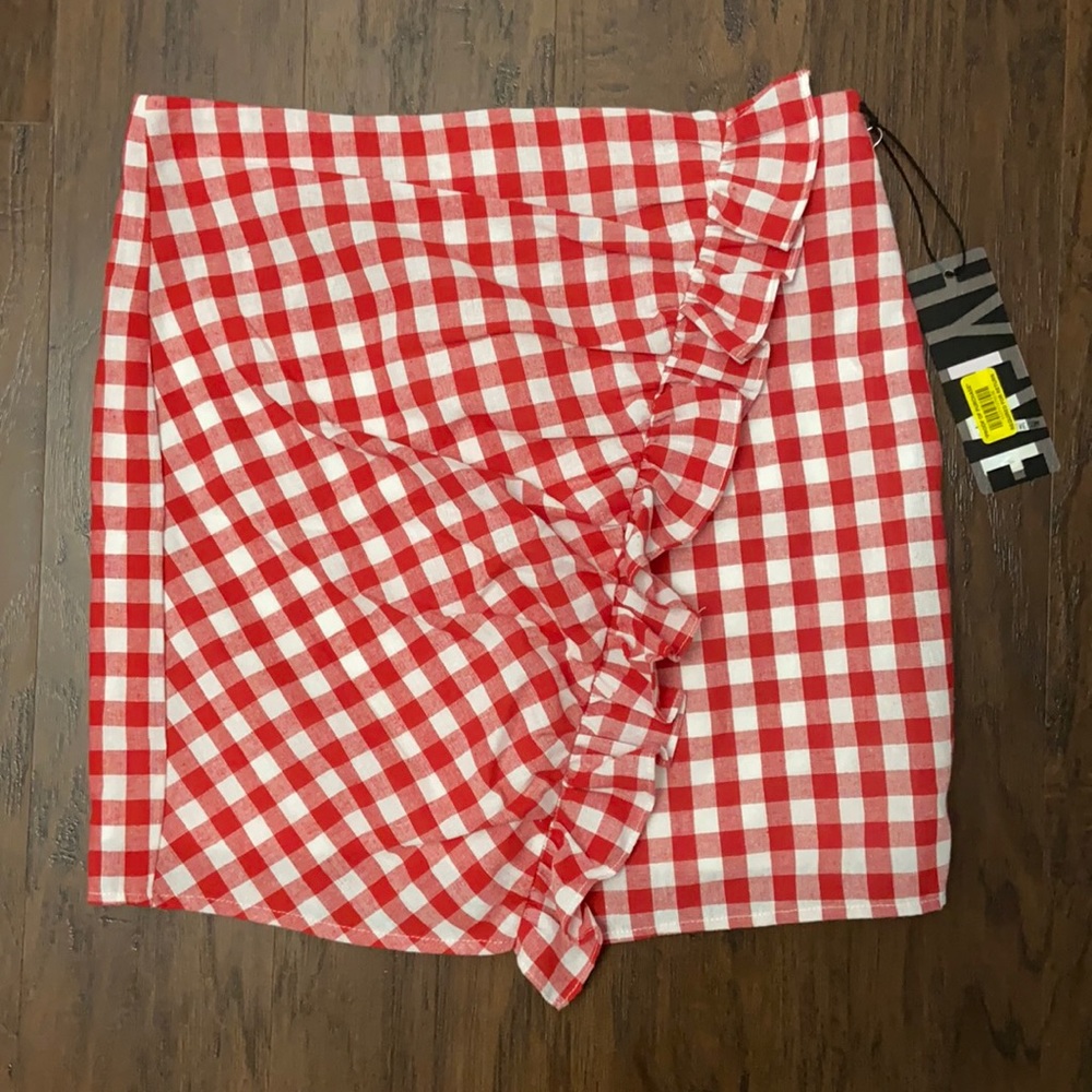 Red Plaid Skirt HYFVE